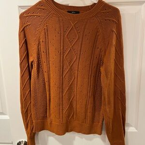 J. Crew Warm Orange Knit Sweater